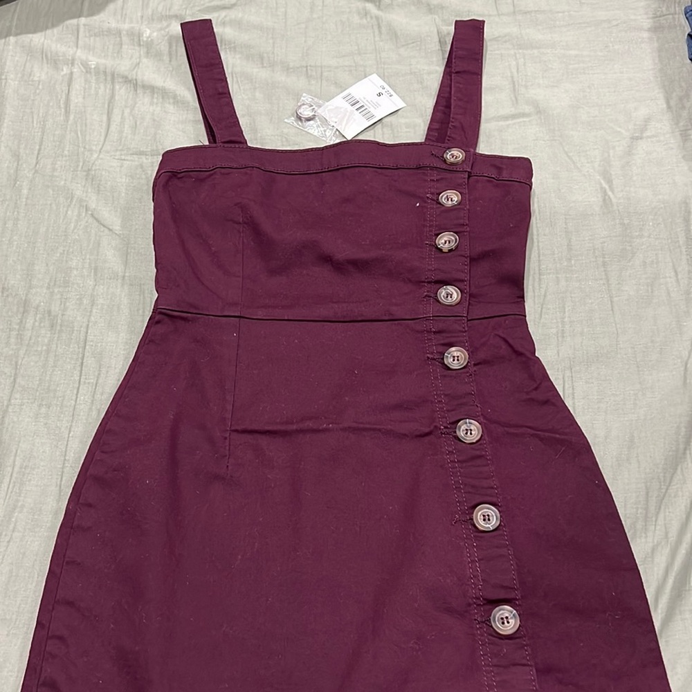 Burgundy Forever 21 dress size small